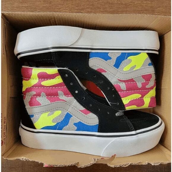 Vans sk8-hi platform 2 after dark women size 5.5 - Picture 6 of 7